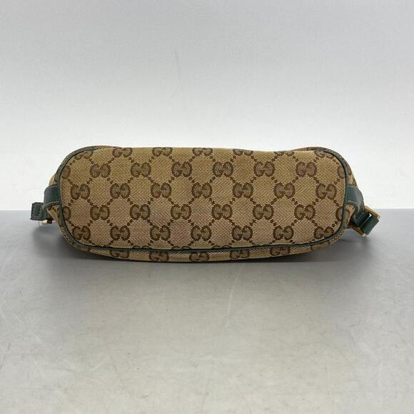 Gucci Pouch GG Canvas Brown Gold Hardware - Picture 3 of 12